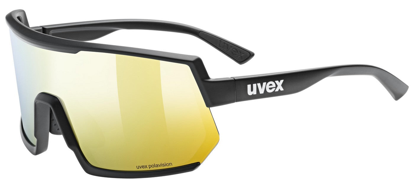 Dviratininko akiniai Uvex sportstyle 235 P black matt / mirror red