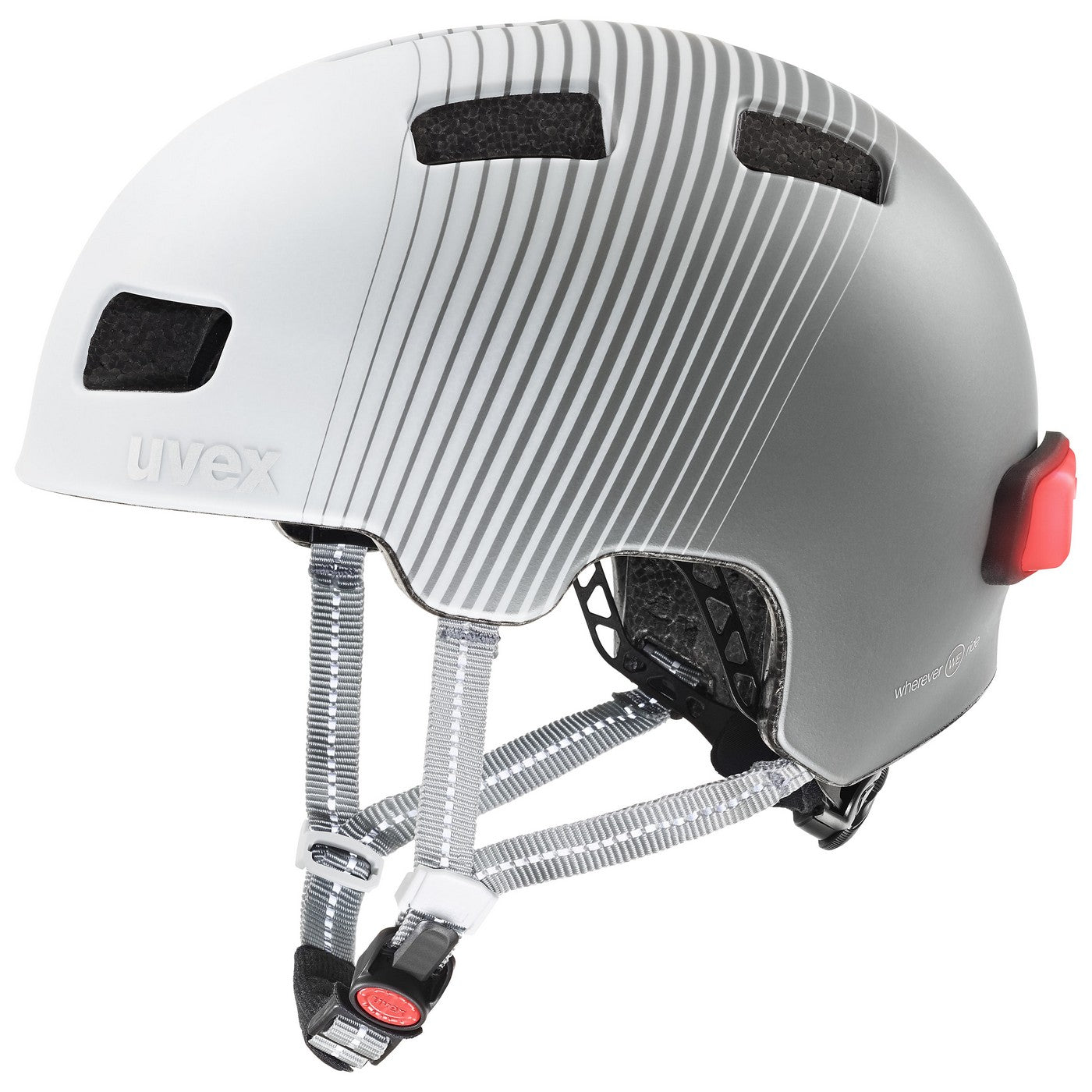 Šalmas Uvex city 4 white-grey matt WE-51-55CM