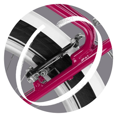 Dviratis PUKY Skyride 24-7 Alu Light berry