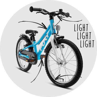 Dviratis PUKY CYKE 18-1 Alu Freewheel freshblue-white