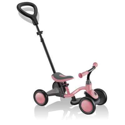 Mokomasis dviratis Globber Learning Bike 3in1 Deluxe Rožinis