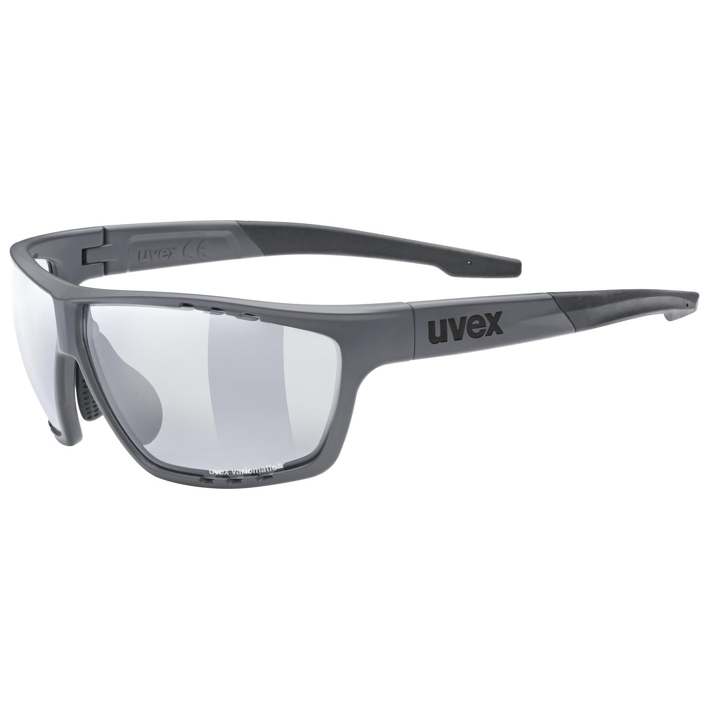 Akiniai Uvex Sportstyle 706 Variomatic dark grey mat / smoke