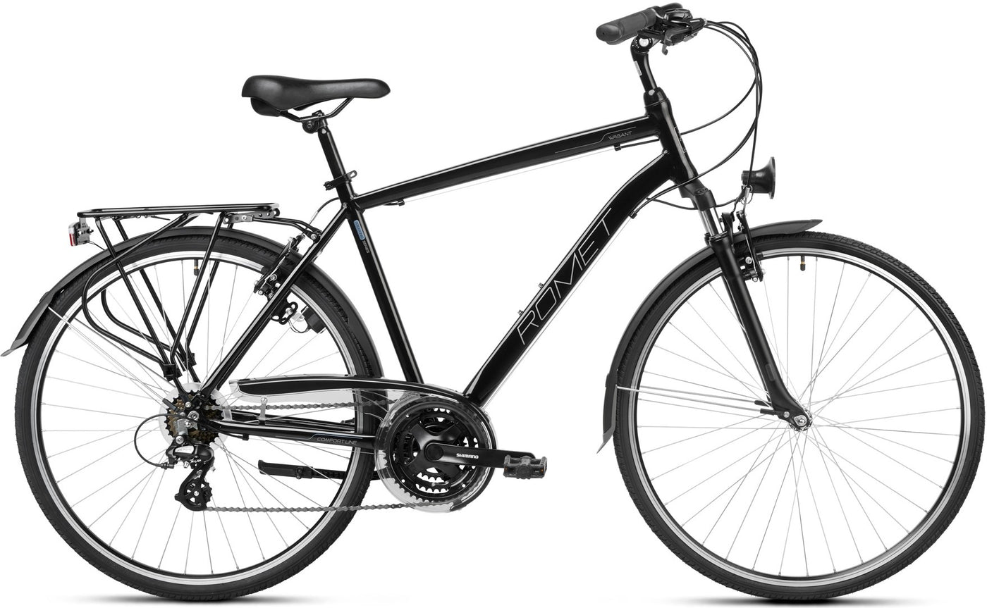Dviratis Romet Wagant 28" 2023 black-sky blue-19" / M