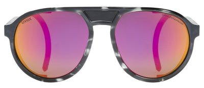 Dviratininko akiniai Uvex mtn classic P black tortoise / mirror pink