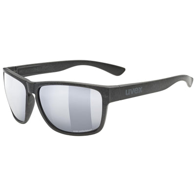 Akiniai Uvex lgl ocean P black mat / mirror silver