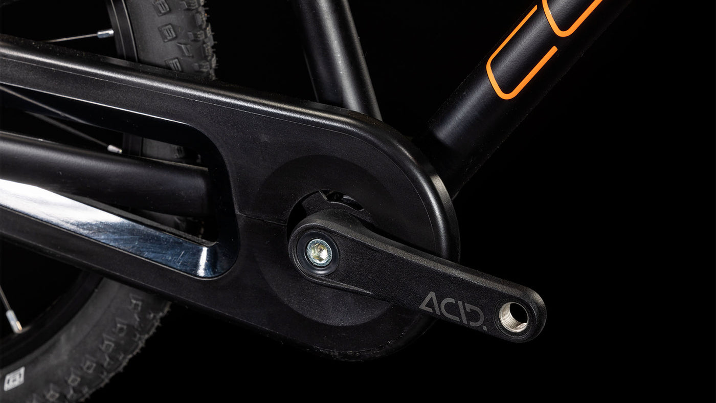 Dviratis Cube Numove 180 black'n'orange 2025