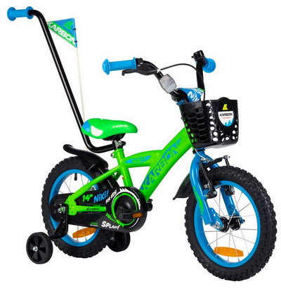 Dviratis Karbon Niki 14 green-blue