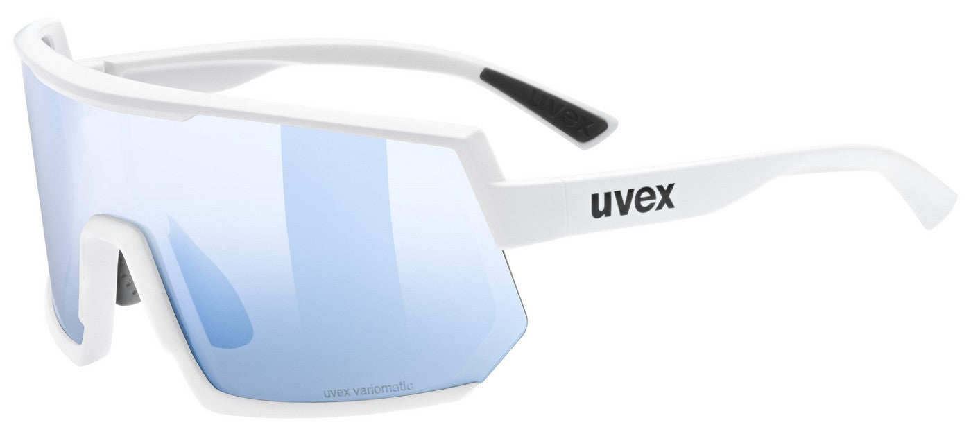 Dviratininko akiniai Uvex sportstyle 235 V white matt / litemirror blue