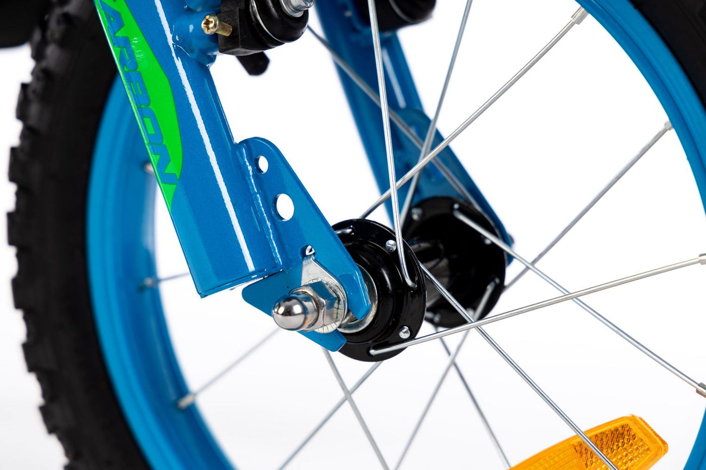 Dviratis Karbon Niki 14 green-blue