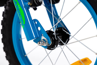Dviratis Karbon Niki 14 green-blue