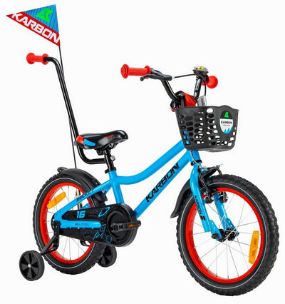 Dviratis Karbon Rocket ALU 16 blue-red