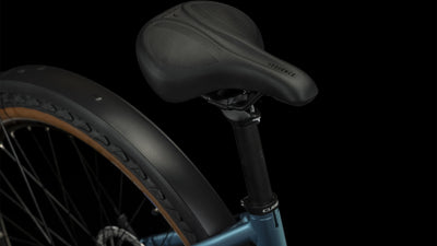 Elektrinis dviratis Cube Nuride Hybrid Performance 500 Allroad Easy Entry metalblue'n'red 2023-46 cm / XS