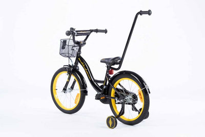 Vaikiškas dviratis Tomabike 18 juoda, geltona
