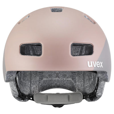 Šalmas Uvex city 4 dust rose-grey wave WE-51-55CM