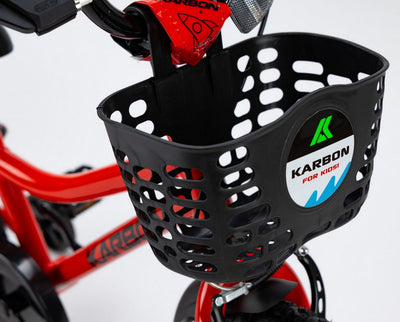 Dviratis Karbon Rocket ALU 16 red-black