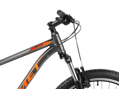 Dviratis Romet Rambler R7.0 27.5" 2023 graphite-silver-red-21" / XL