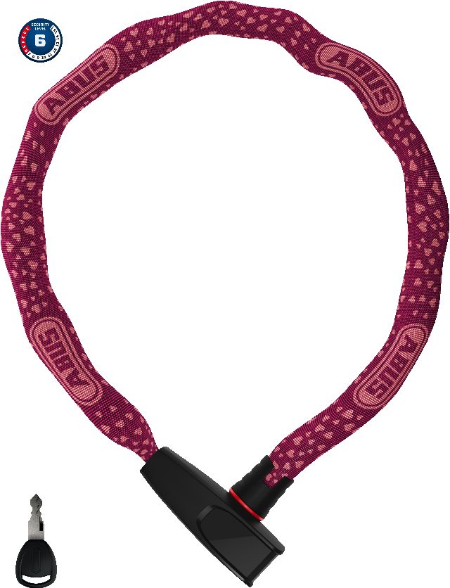 Spyna Abus 6806K/85 cherry heart (square chain)