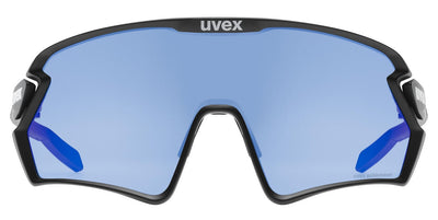 Dviratininko akiniai Uvex sportstyle 231 2.0 P black matt / mirror blue
