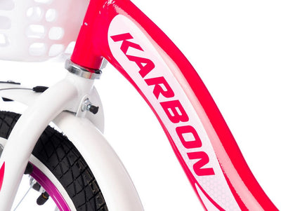 Dviratis Karbon Kitty 16 pink-white
