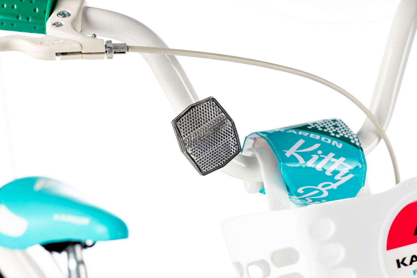 Dviratis Karbon Kitty 20 turquoise-white