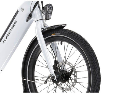 Sulankstomas elektrinis dviratis Kross Flex Hybrid 1.0 gry g 20"