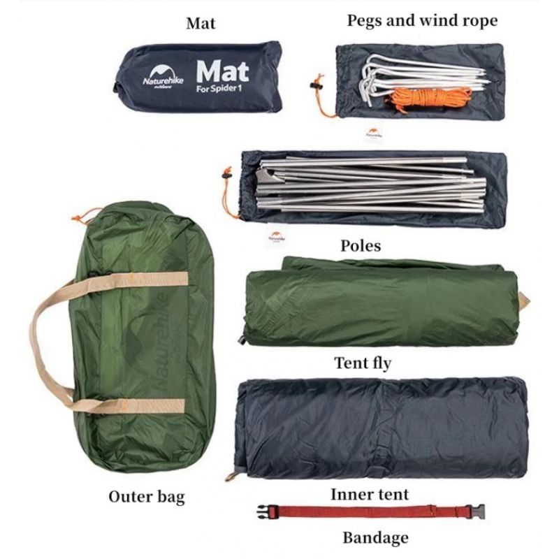 Palapinė Naturehike Cycling Ultralight NH18A095