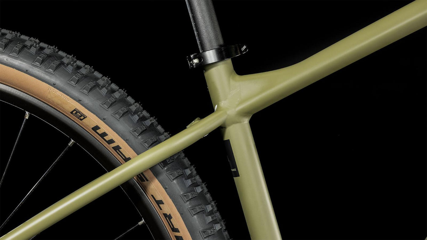 Dviratis Cube Aim Race 29 olive'n'black 2023