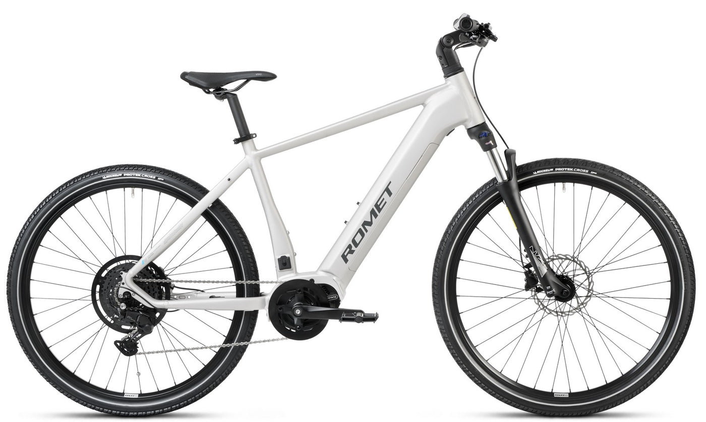 Elektrinis dviratis Romet e-Orkan M 2.0 540WH 2024 silver