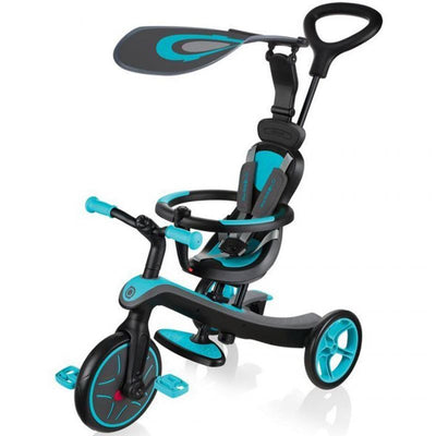 Globber triratukas Explorer Trike 4 in1 mėlynas