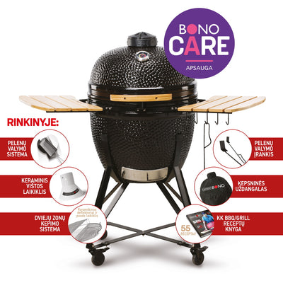 Kepsninė Kamado Bono Grande juoda
