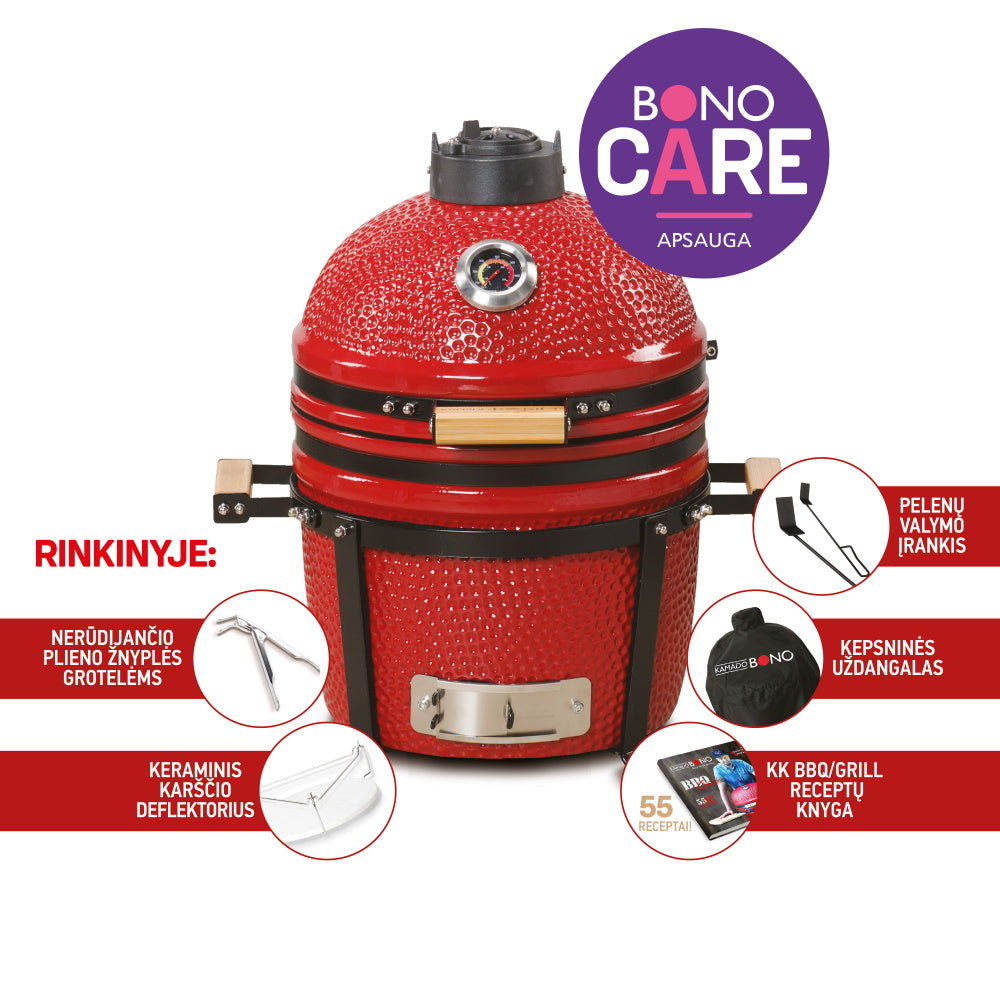 Kamado Bono kepsninė Minimo raudona