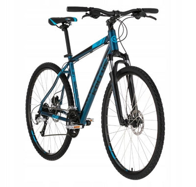 Hibridinis dviratis Kellys Cliff 90 mėlynas juodas