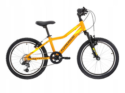 Vaikiškas dviratis Kross Level Mini 2.0 geltonas