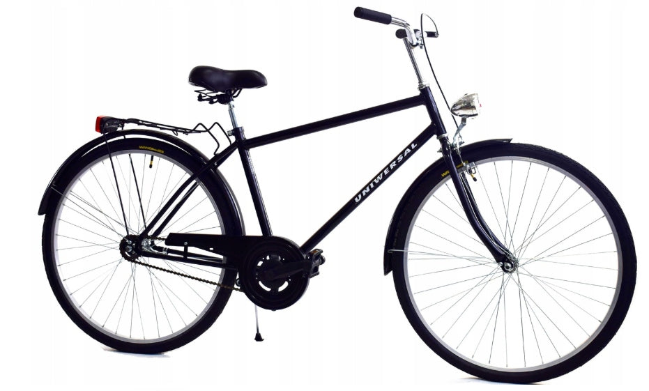 Miesto dviratis Dallas Bike rėmas 19 colių 28 juodas