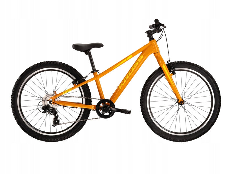 Vaikiškas dviratis Kross Level Junior 2.0 orandžinis