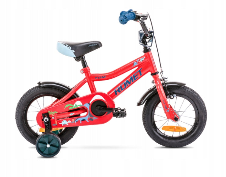 Vaikiškas dviratis Romet TOM raudonas