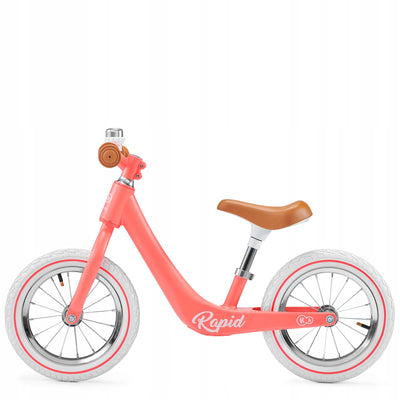 Vaikiškas balansinis dviratis Kinderkraft rapid 12 rožinės spalvos