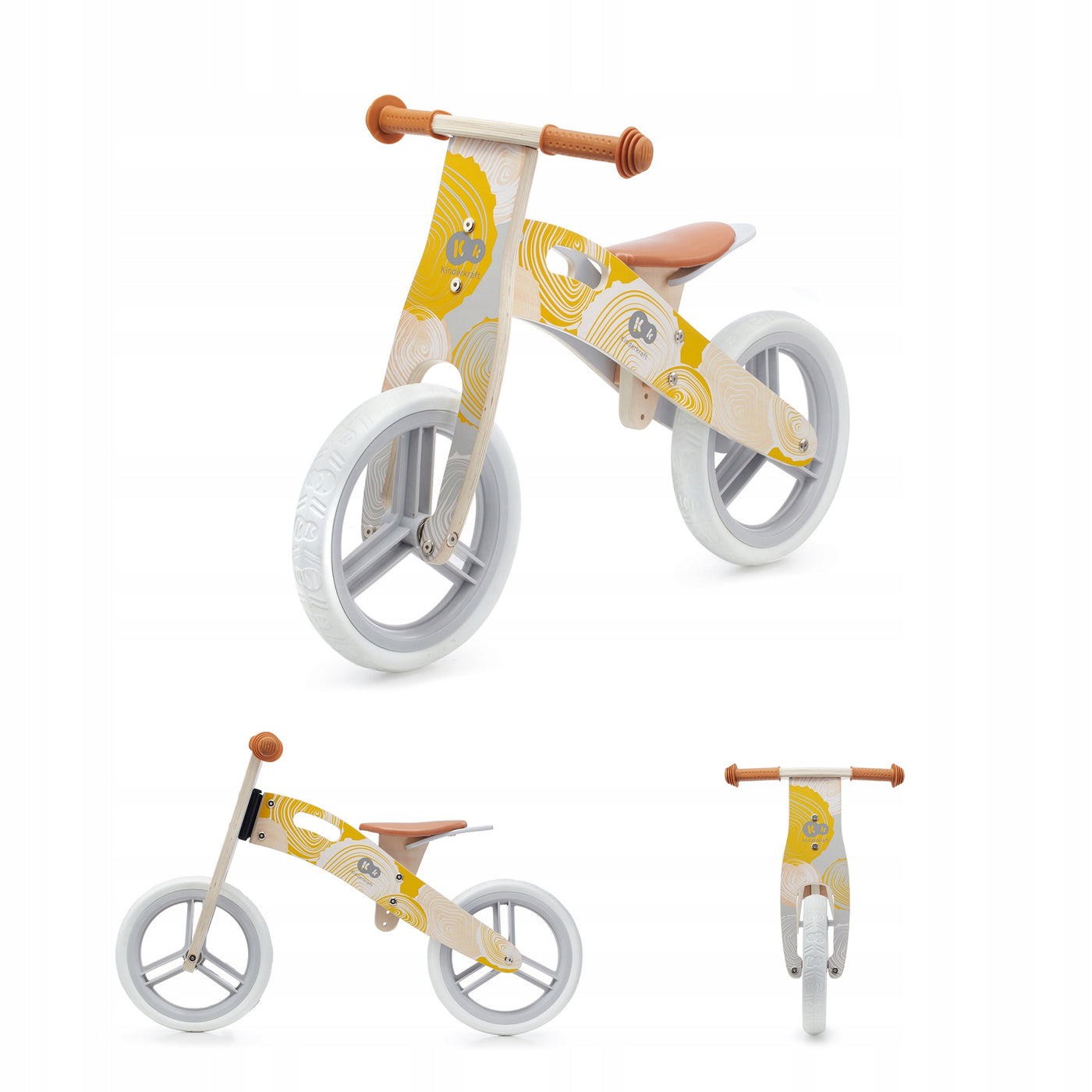 Balansinis dviratis Kinderkraft Runner geltonas