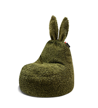 Qubo™ Baby Rabbit Cactus FLUFFY FIT sėdmaišis