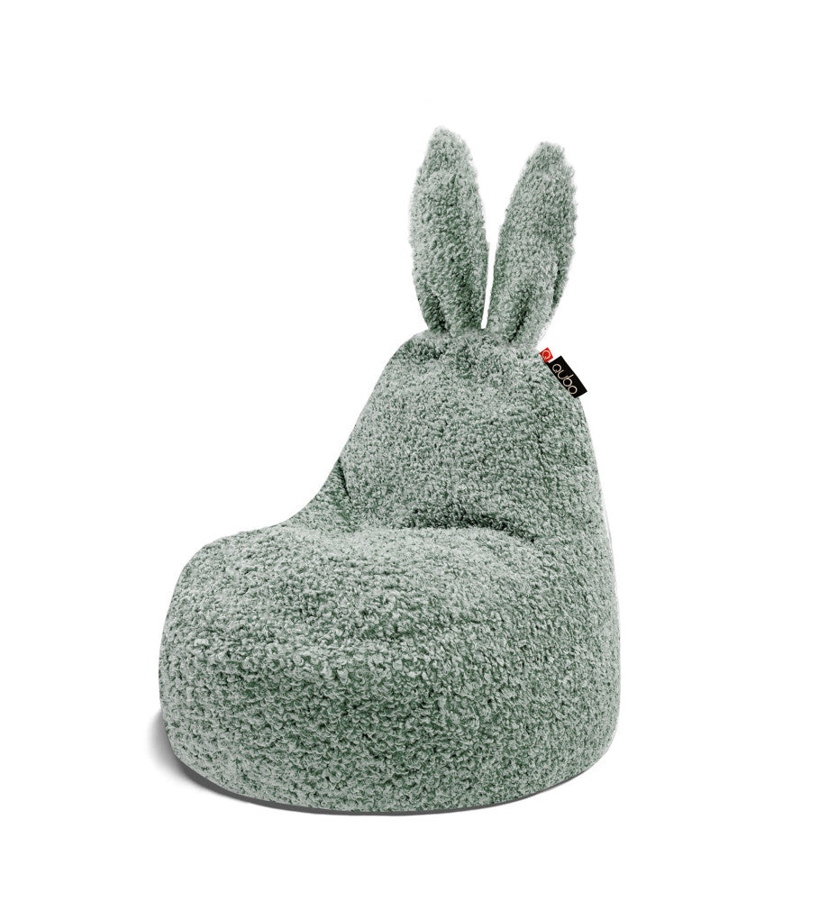 Qubo™ Baby Rabbit Cloud FLUFFY FIT sėdmaišis