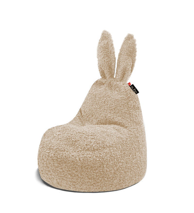 Qubo™ Baby Rabbit Wheat FLUFFY FIT sėdmaišis