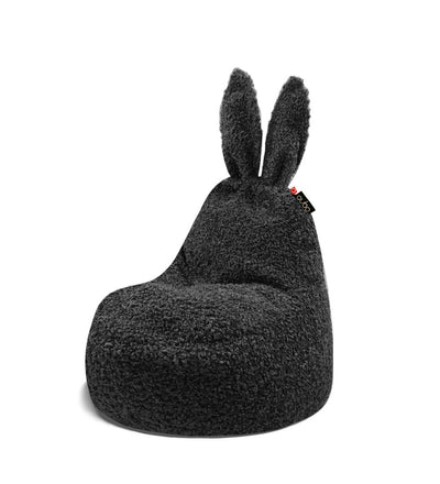 Qubo™ Baby Rabbit Currant FLUFFY FIT sėdmaišis