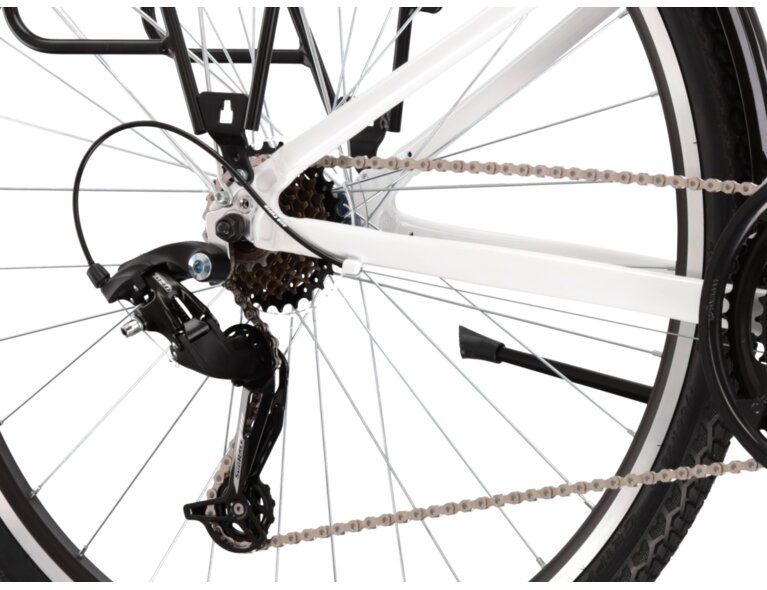 Dviratis Kross Trans 1.0 baltas