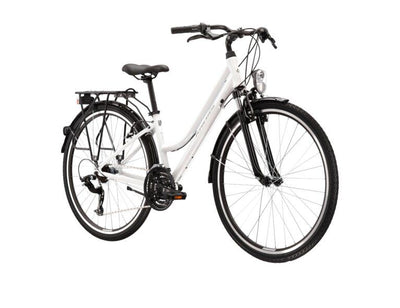 Dviratis Kross Trans 1.0 baltas
