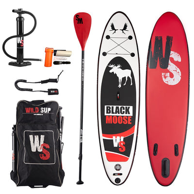 Pripučiama irklentė WILDSUP BLACK MOOSE 10.6 juoda raudona